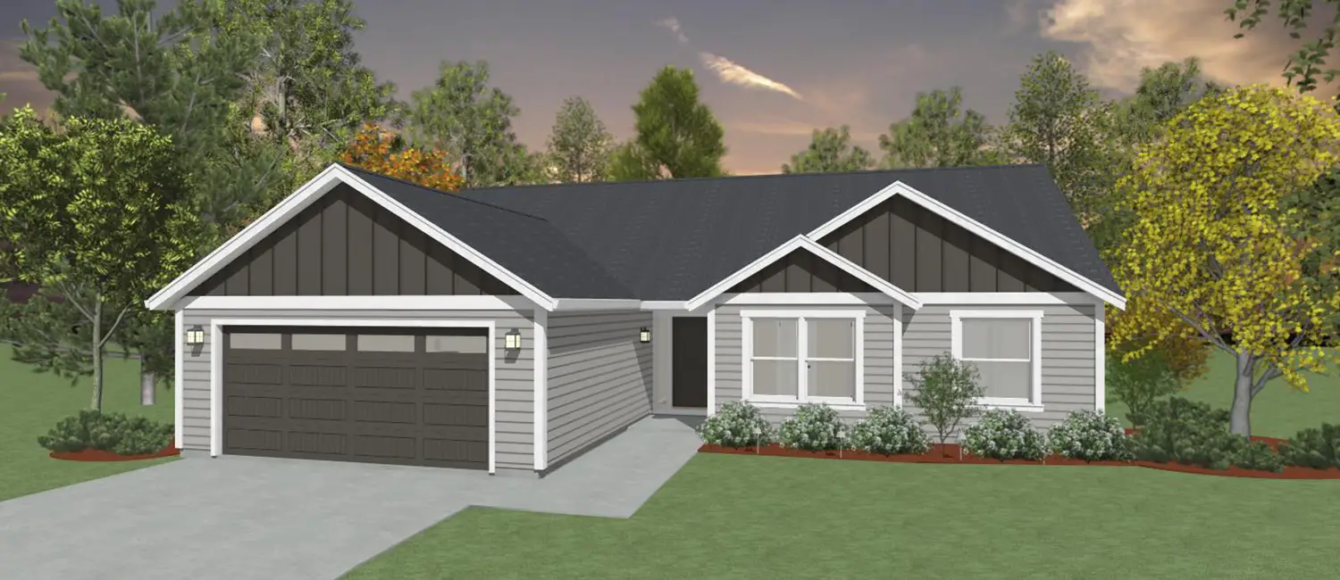 Rendering of a custom traditional home by Design NW