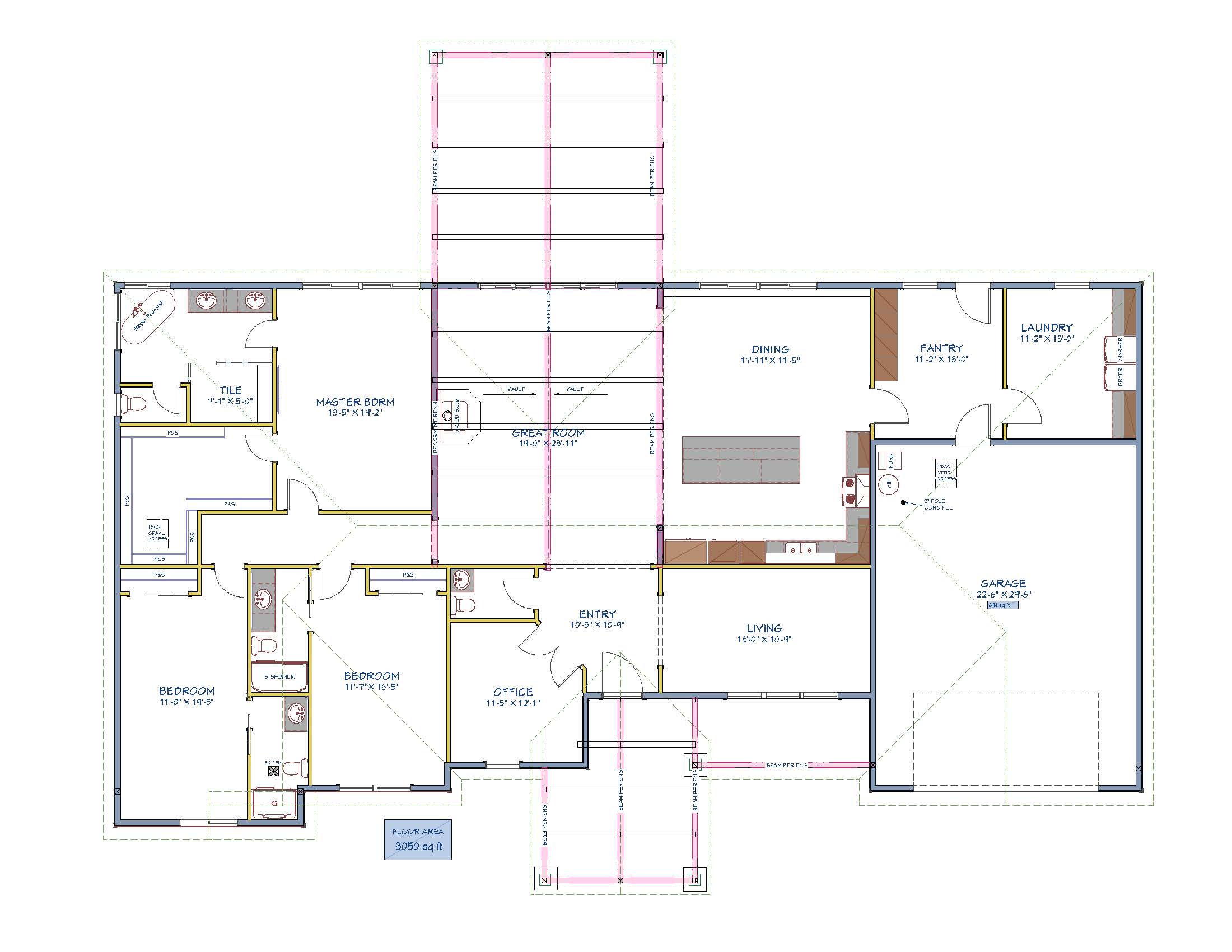 19-021 traditional floorplan