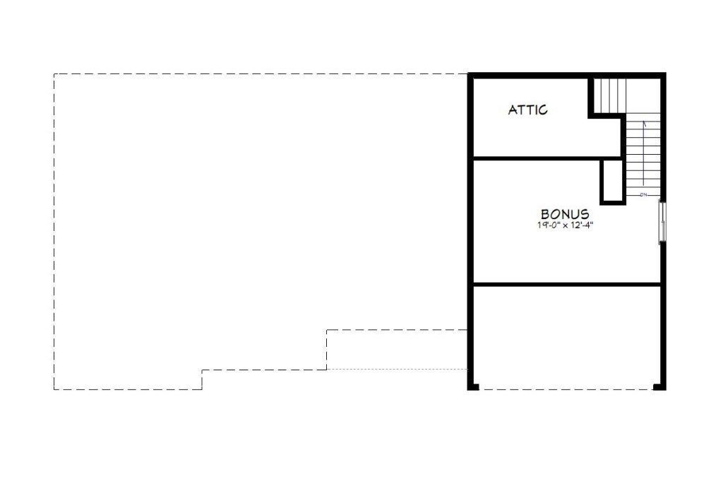 2nd floor plan view of a custom home from Design NW