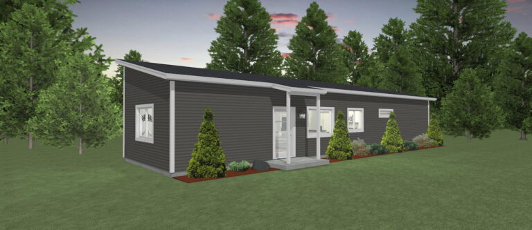 Elevation 3D rendering of a custom home from Design NW