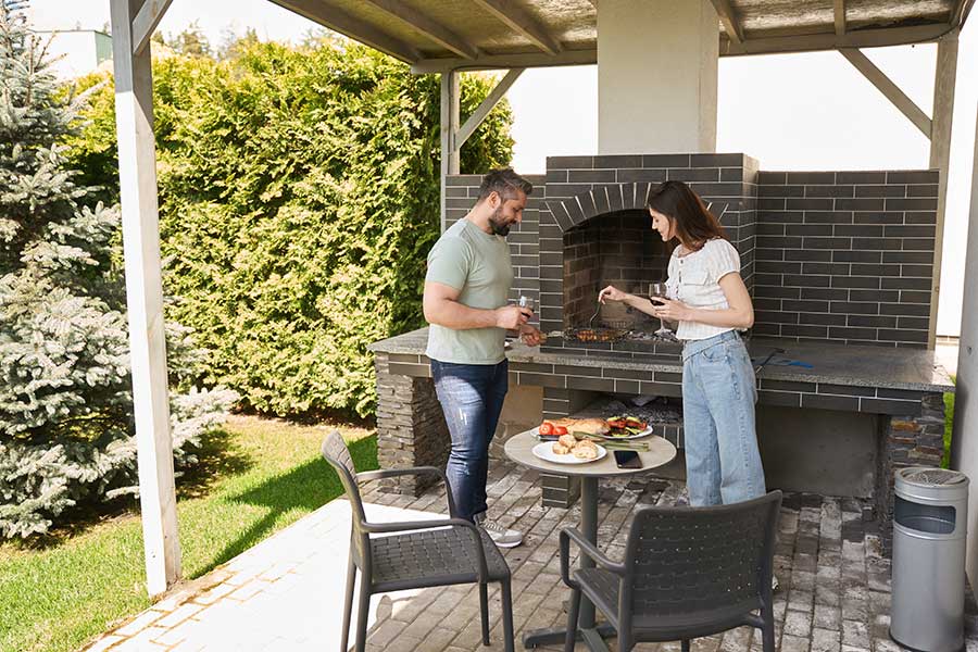 outdoor kitchens